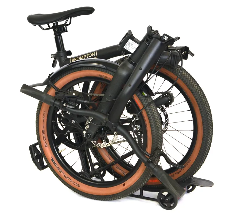 Ex Demo Brompton G Line Roller Frame 2026 Gravel Folding Bike - Medium - Space Black-4