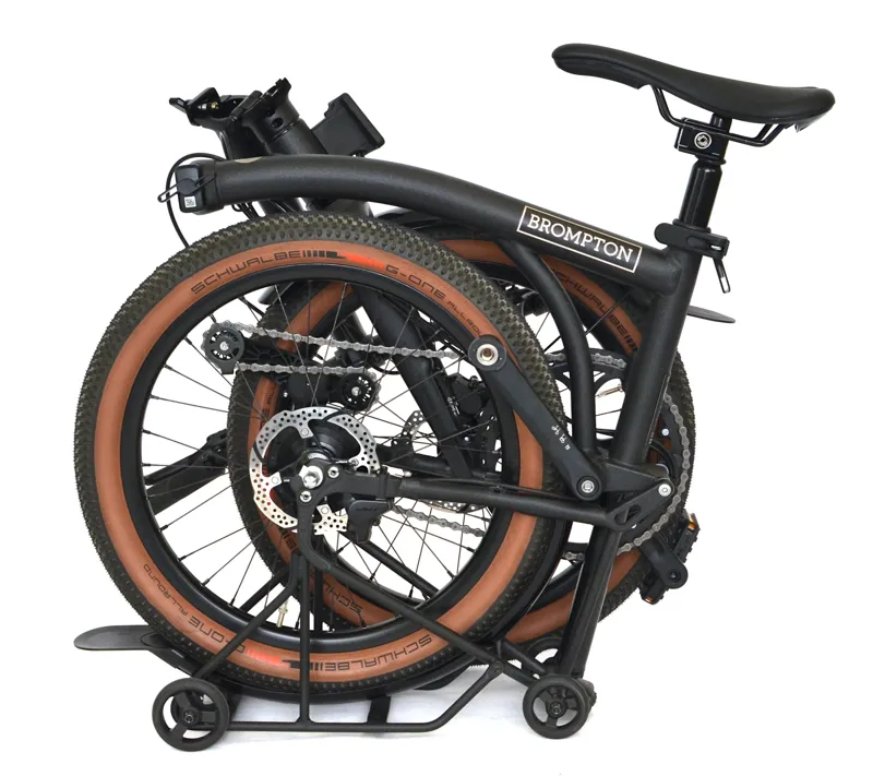 Ex Demo Brompton G Line Roller Frame 2026 Gravel Folding Bike - Medium - Space Black-5