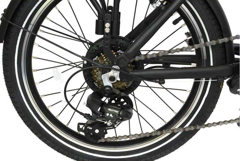 Ex Demo Falcon Breeze Low Step Electric Folding Bike - Black-1