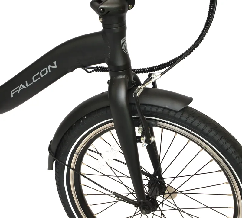 Ex Demo Falcon Breeze Low Step Electric Folding Bike - Black-3
