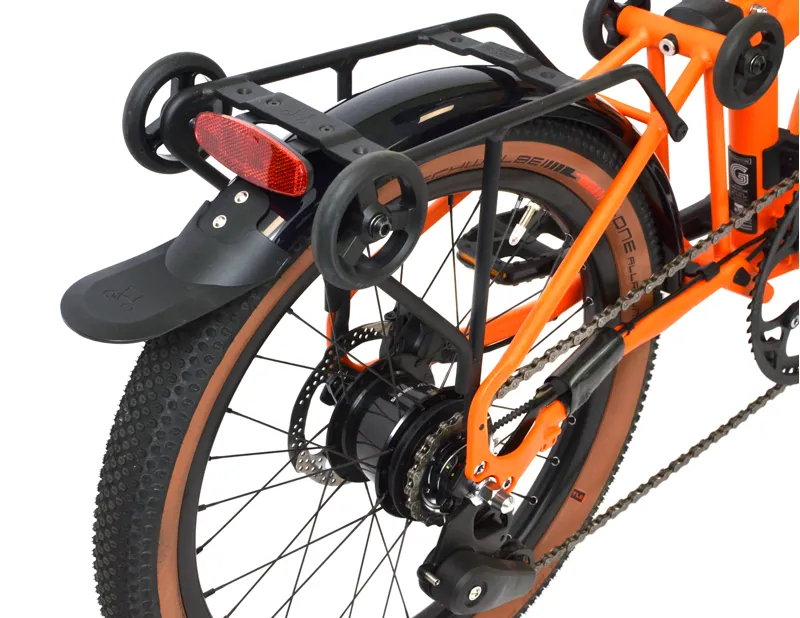 Ex Demo Brompton G Line Roller Frame 2026 Gravel Folding Bike  - Medium - Orange-3