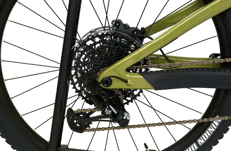 Ex Demo Merida eOne-Sixty 6000 27.5/29er Carbon Electric MTB - Long - Green/Black-1
