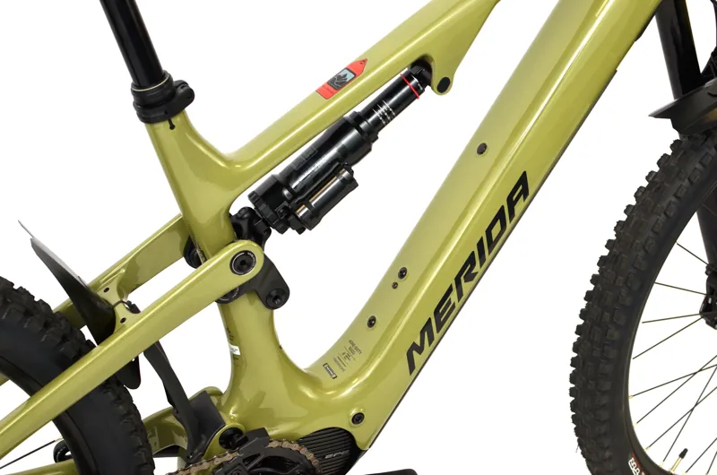 Ex Demo Merida eOne-Sixty 6000 27.5/29er Carbon Electric MTB - Long - Green/Black-2