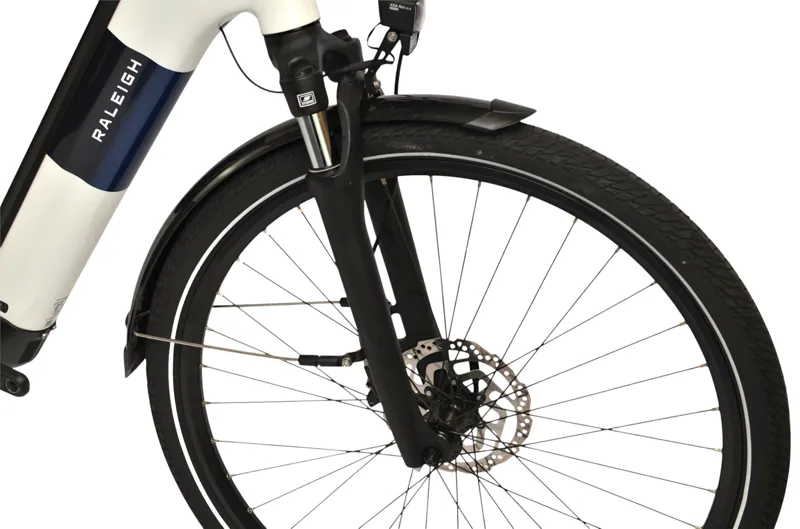 Ex Demo Raleigh Motus Hub Low Step 2026 Electric Hybrid Bike - 51 cm - Sparkling White-5