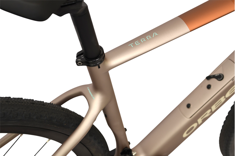 Nearly New Orbea Terra M30 Team 2026 Gravel Road Bike - Medium - Nickel/Cinnamon Matt-4