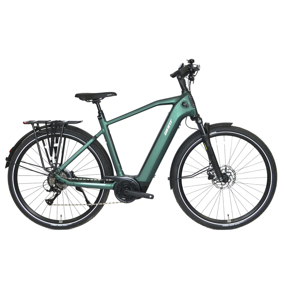 uPRISE Bikes Ex Demo Giant NewTour E+ 3 DD 2027 Electric Hybrid Bike - Large - Kelp Forest | Price match, 365 day returns, 18-Month Warranty, Finance Available & Free UK Delivery