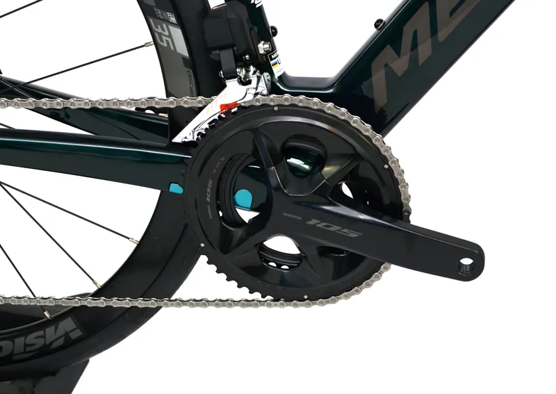Nearly New Merida Reacto 5000 2027 Carbon Aero Road Bike - X-Small - Halo Green/Grey-2