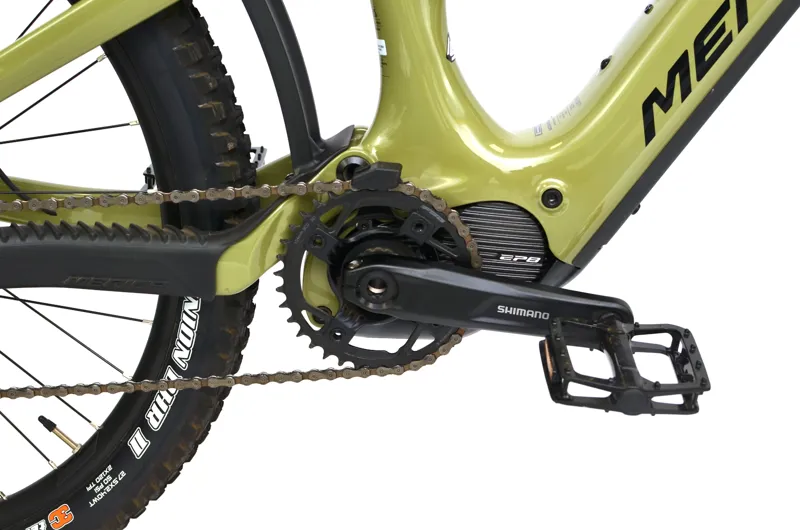 Ex Demo Merida eOne-Sixty 6000 27.5/29er Carbon Electric MTB - Long - Green/Black-2