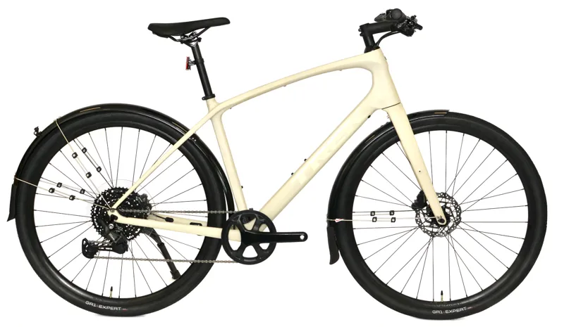 Ex Demo Trek FX Sport SL 4 2027 Equipped Carbon Hybrid Bike - Large - Buff Beige