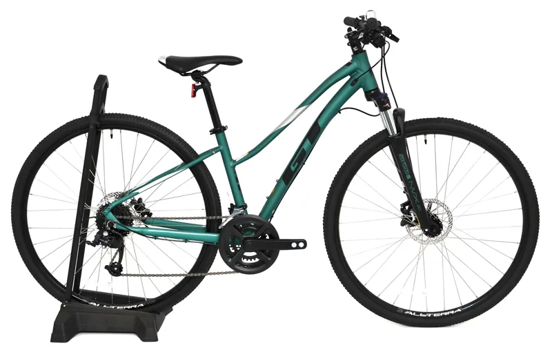 Nearly New GT Transeo Elite Women's 2024 Hybrid Bike - Small - Satin Jade