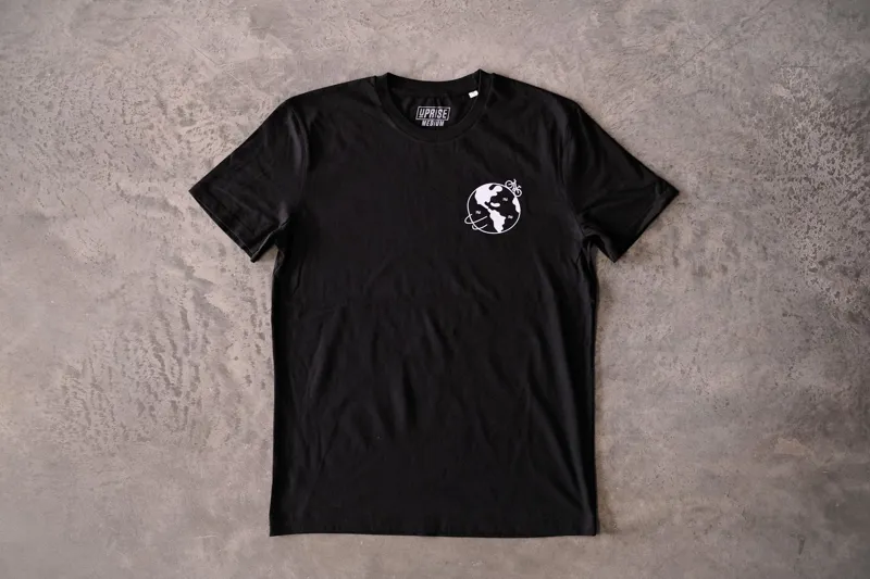 Uprise Earth Logo Unisex Cotton Tee - Black-3