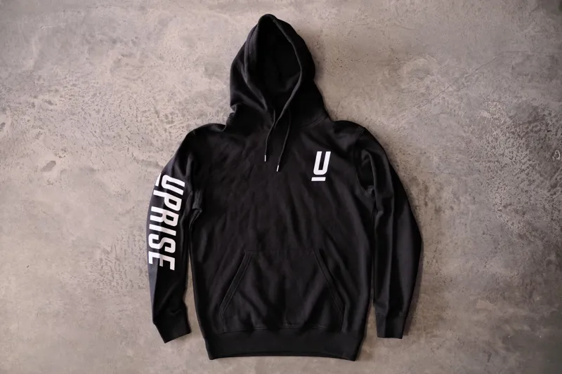 Uprise Unisex Logo Pullover Hoodie - Black-4