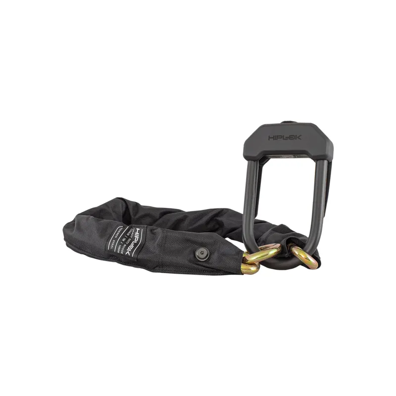 Hiplok DXXL D-Lock and Chain Combo - Black-1