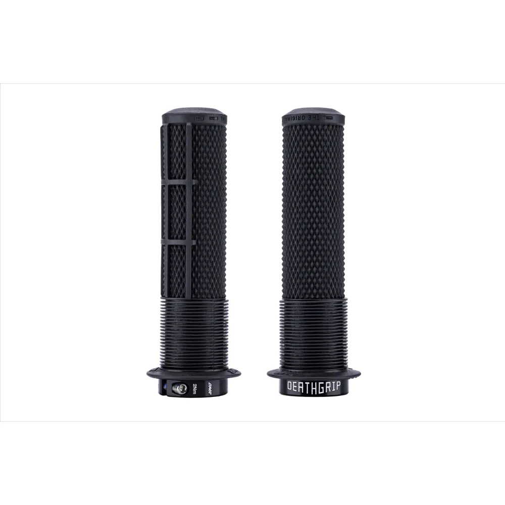 uPRISE Bikes DMR DeathGrip 2 Flanged MTB Grips - Thin - Black | Price match, 365 day return s, 18-Month Warranty, Finance Available & Free UK Delivery