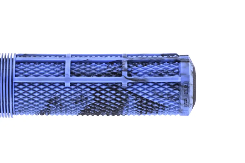 DMR DeathGrip 2 Non Flange MTB Grips - Thick - Blue Marble-2