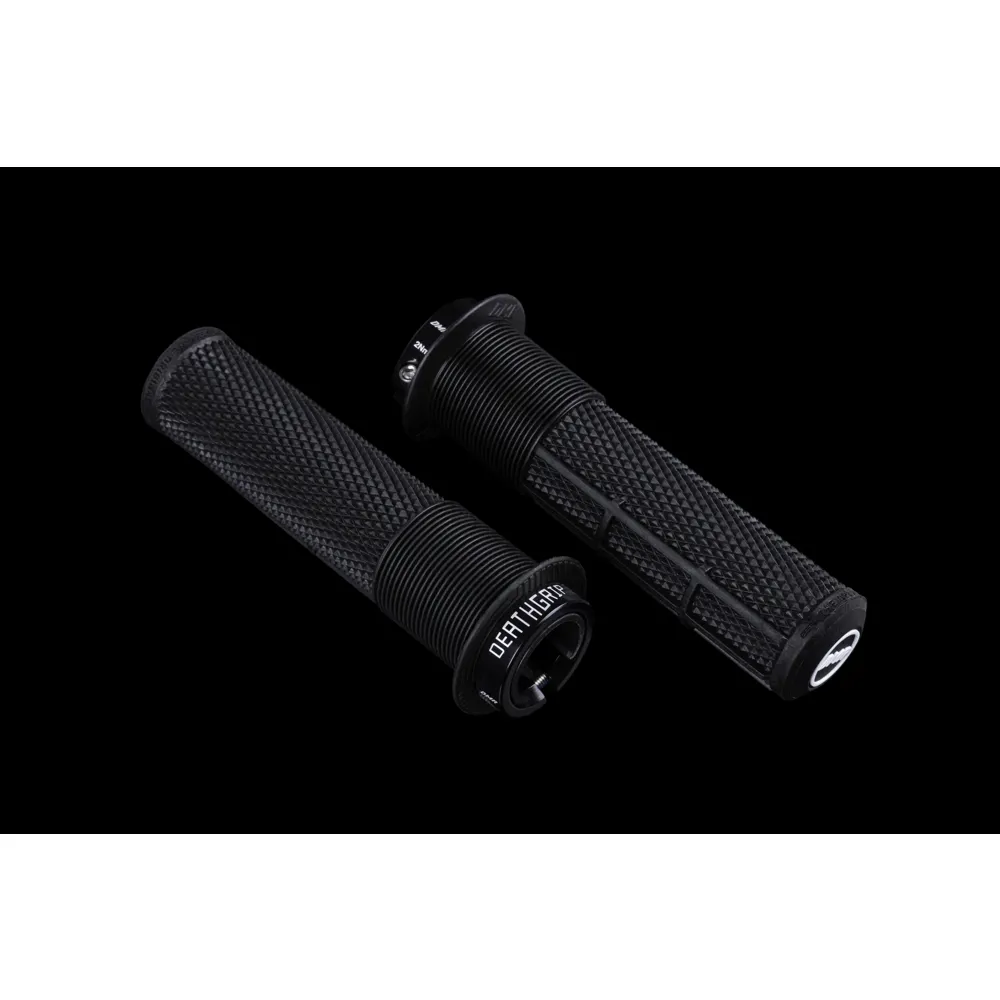 uPRISE Bikes DMR DeathGrip 2 Flanged MTB Grips - Thick - Black | Price match, 365 day return s, 18-Month Warranty, Finance Available & Free UK Delivery