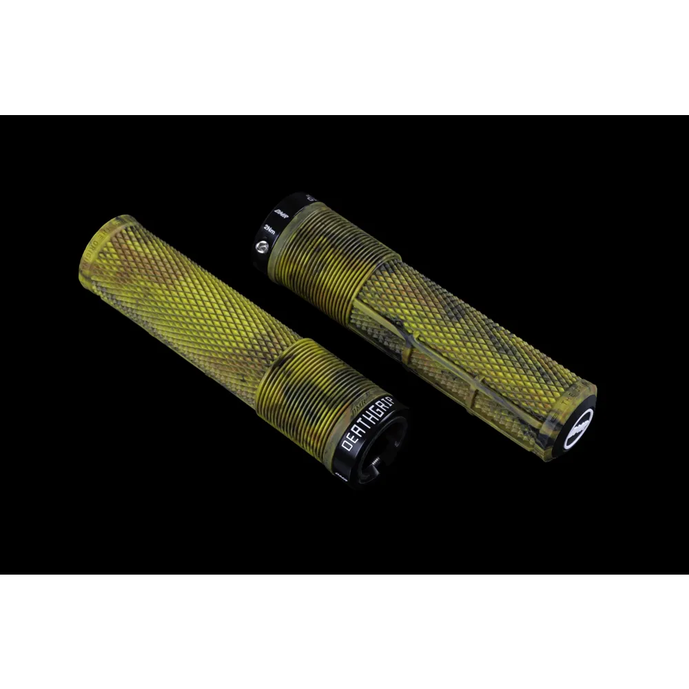 uPRISE Bikes DMR DeathGrip 2 Non Flange MTB Grips - Thick - Camo | Price match, 365 day return s, 18-Month Warranty, Finance Available & Free UK Delivery