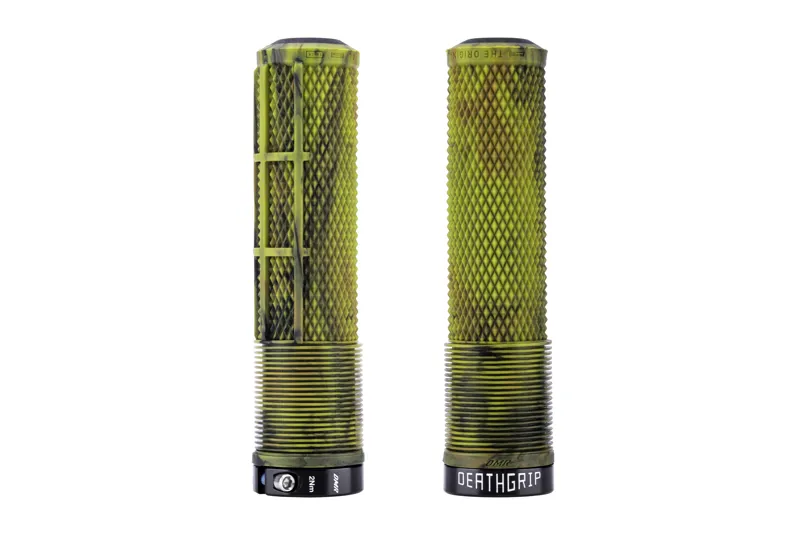 DMR DeathGrip 2 Non Flange MTB Grips - Thick - Camo-1