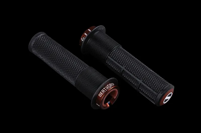 DMR DeathGrip 2 Race Flanged MTB Grips - Thick - Black-1