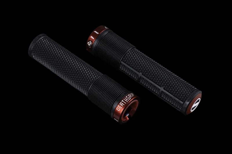 DMR DeathGrip 2 Race Non Flange MTB Grips - Thin - Black-1