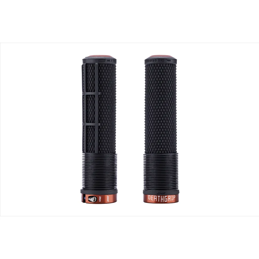 uPRISE Bikes DMR DeathGrip 2 Race Non Flange MTB Grips - Thick - Black | Price match, 365 day return s, 18-Month Warranty, Finance Available & Free UK Delivery