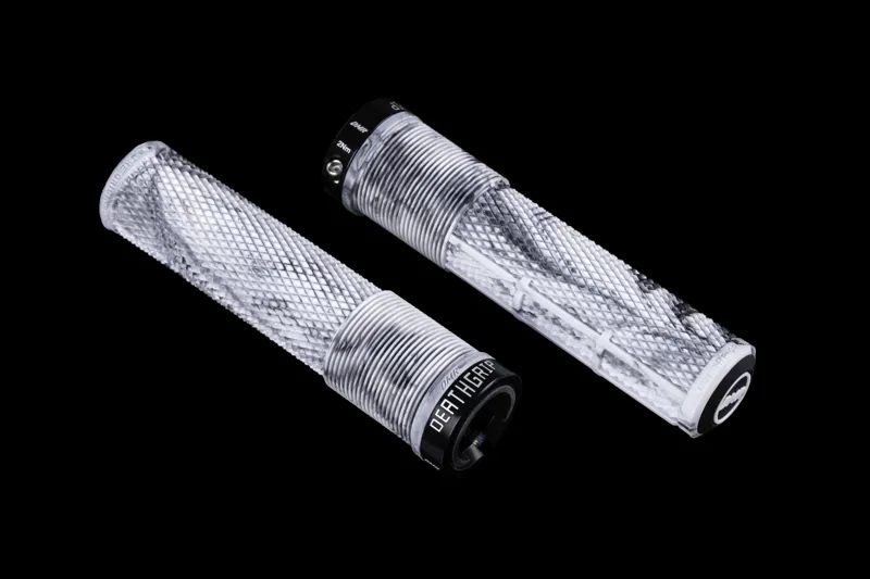 DMR DeathGrip 2 Non Flange MTB Grips - Thick - Snow Camo-1