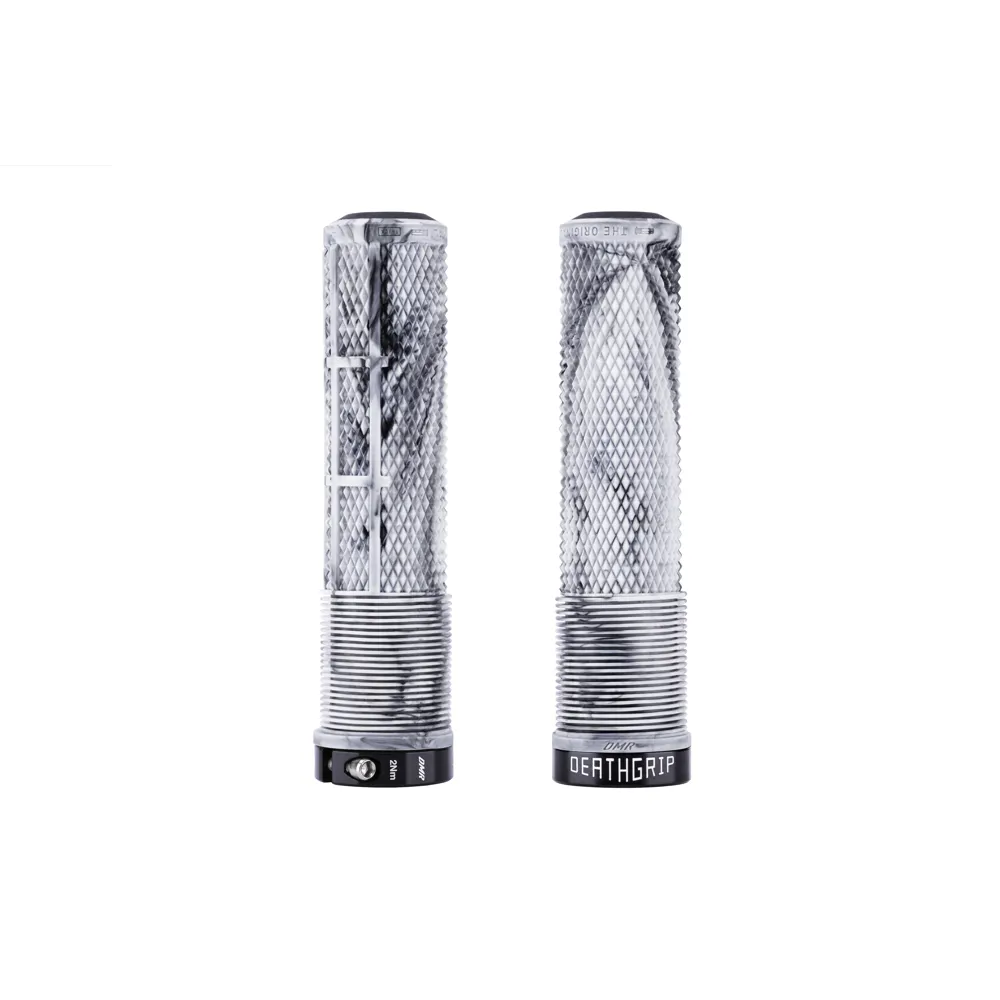 uPRISE Bikes DMR DeathGrip 2 Non Flange MTB Grips - Thick - Snow Camo | Price match, 365 day return s, 18-Month Warranty, Finance Available & Free UK Delivery