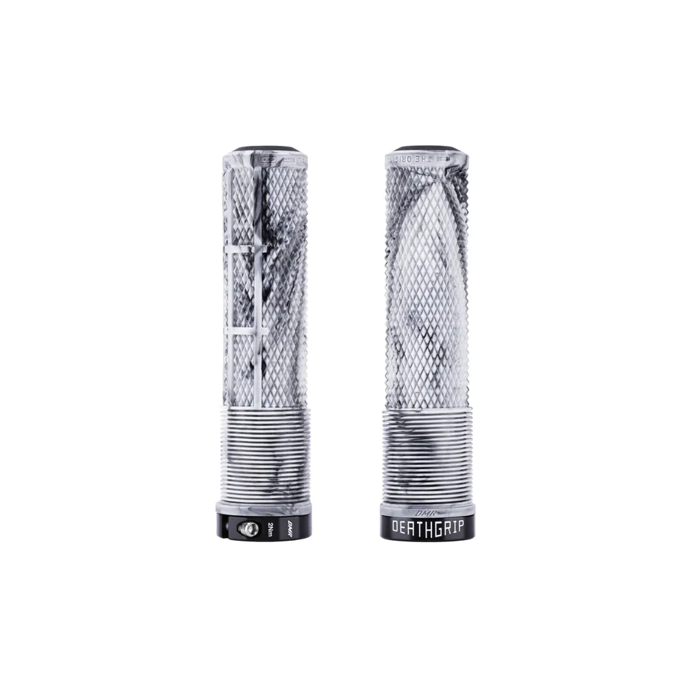 uPRISE Bikes DMR DeathGrip 2 Non Flange MTB Grips - Thin - Snow Camo | Price match, 365 day return s, 18-Month Warranty, Finance Available & Free UK Delivery