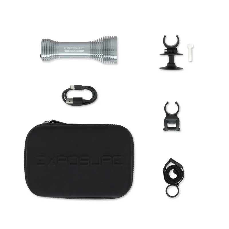 Exposure Diablo 15 200 Lumen USB Helmet Light - Silver-1