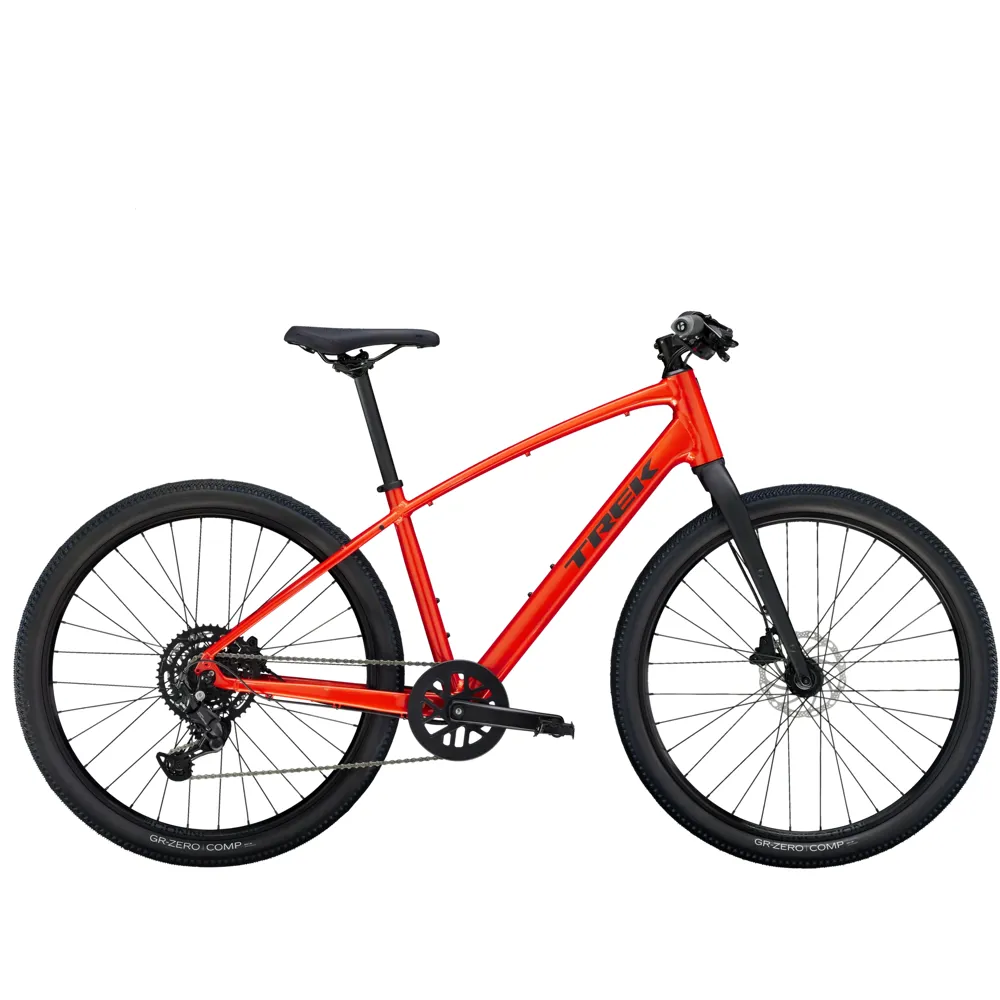uPRISE Bikes Trek Dual Sport 2 Gen 5 2025 Hybrid Bike - Lava | Price match, 365 day return s, 18-Month Warranty, Finance Available & Free UK Delivery