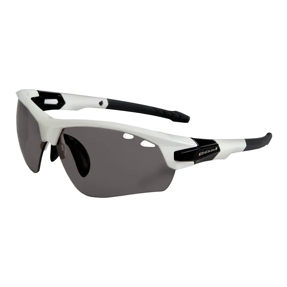 uPRISE Bikes Endura Char Cycling Sunglasses - 2 Sets of Lenses - White | Price match, 365 day return s, 18-Month Warranty, Finance Available & Free UK Delivery