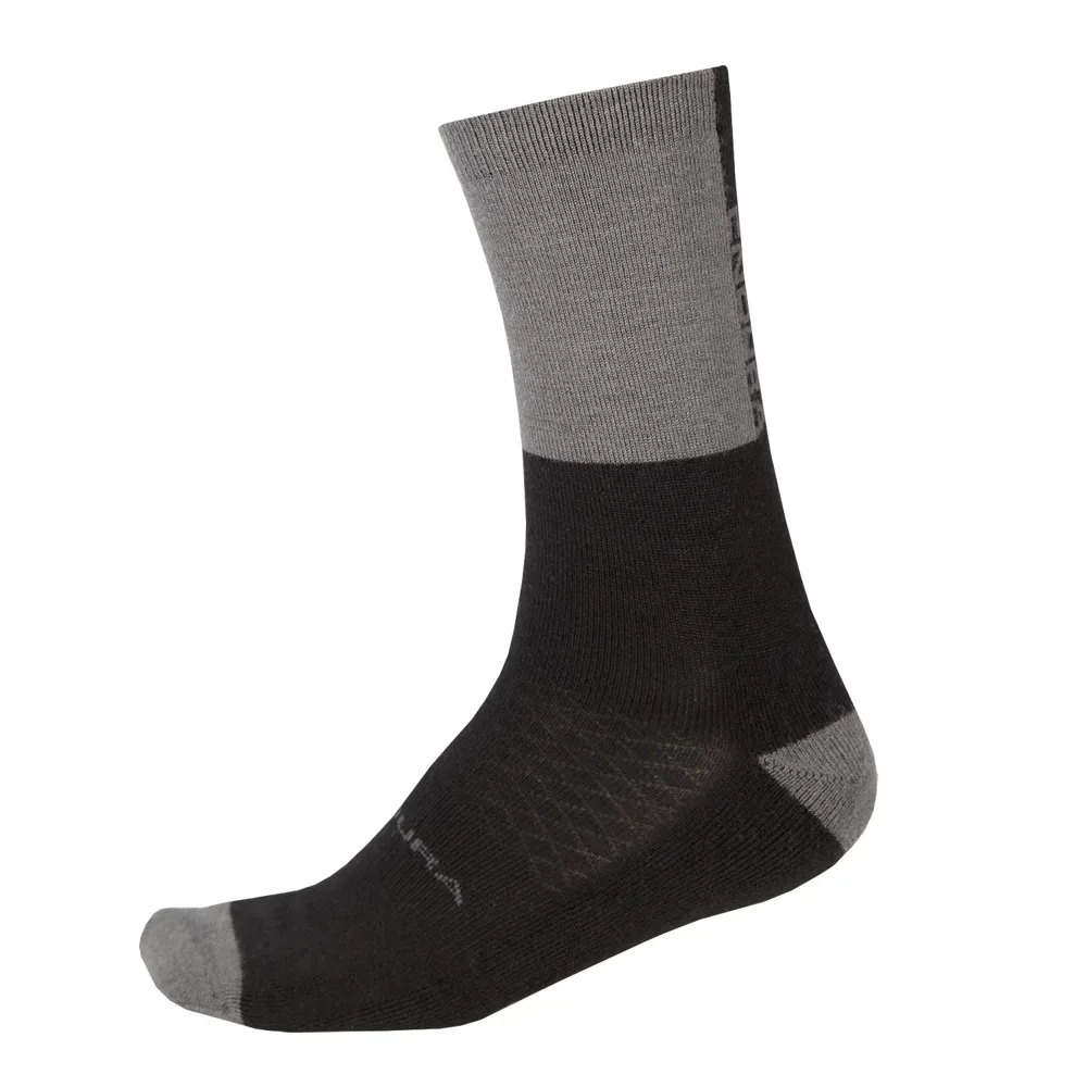 uPRISE Bikes Endura BaaBaa Merino Winter Socks - Black | Price match, 365 day return s, 18-Month Warranty, Finance Available & Free UK Delivery