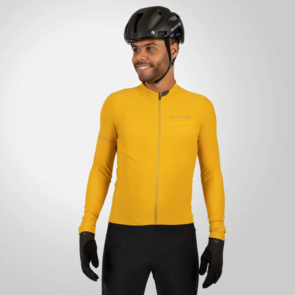 uPRISE Bikes Endura Pro SL II Men's Long Sleeve Jersey - Mustard | Price match, 365 day return s, 18-Month Warranty, Finance Available & Free UK Delivery