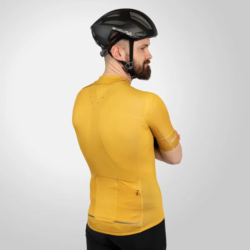 Endura Pro SL Men's Short Sleeve Jersey - Yellow Mustard-3