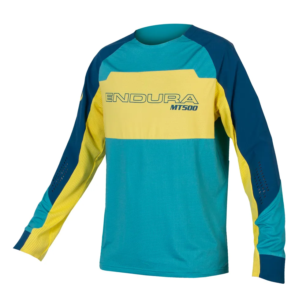 uPRISE Bikes Endura MT500 Burner Lite Men's Long Sleeve Jersey - berry | Price match, 365 day return s, 18-Month Warranty, Finance Available & Free UK Delivery