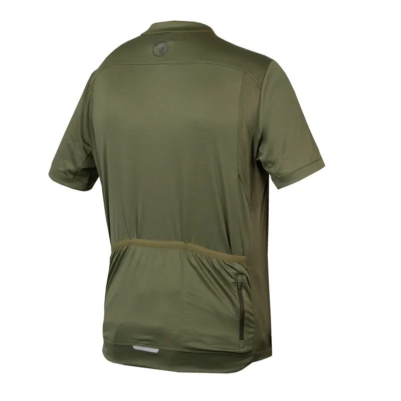 Endura Hummvee Men's Short Sleeve Jersey II - Olive Green-1