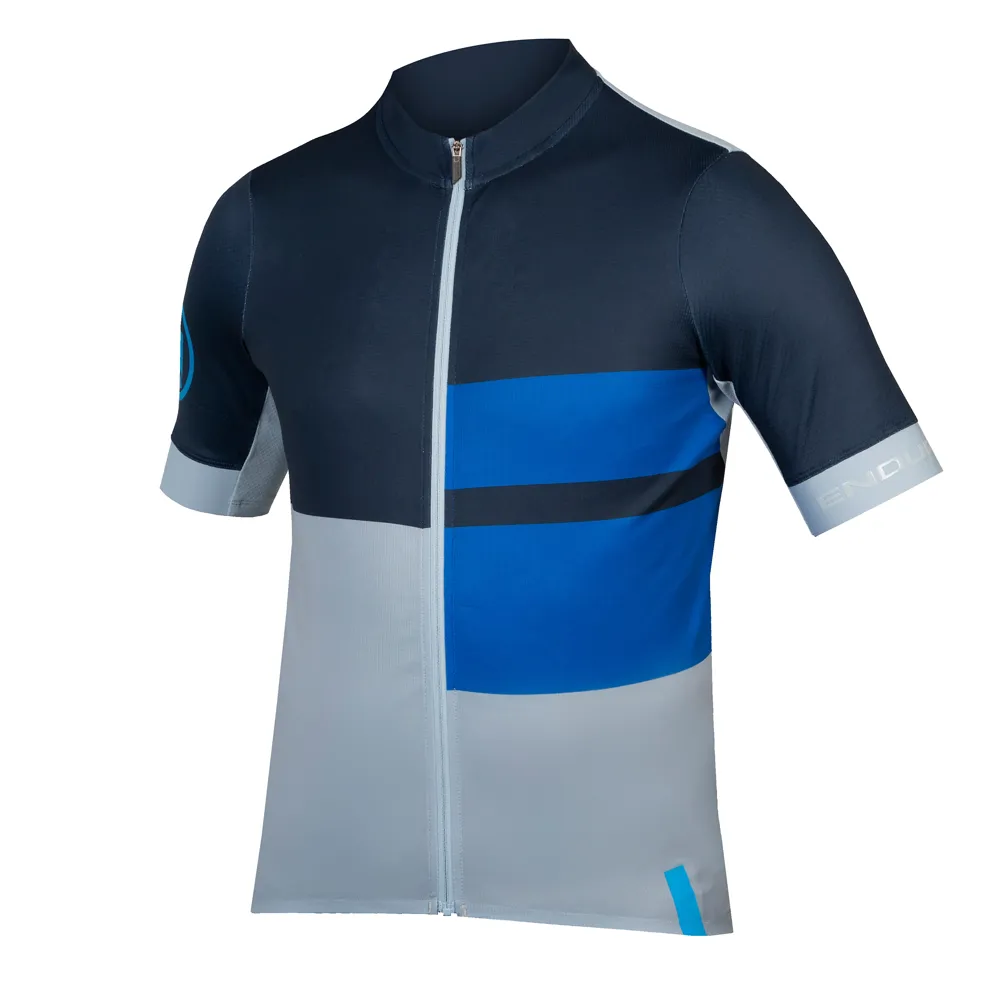 uPRISE Bikes Endura FS260 Print Men's Short Sleeve Jersey - Ink Blue | Price match, 365 day return s, 18-Month Warranty, Finance Available & Free UK Delivery