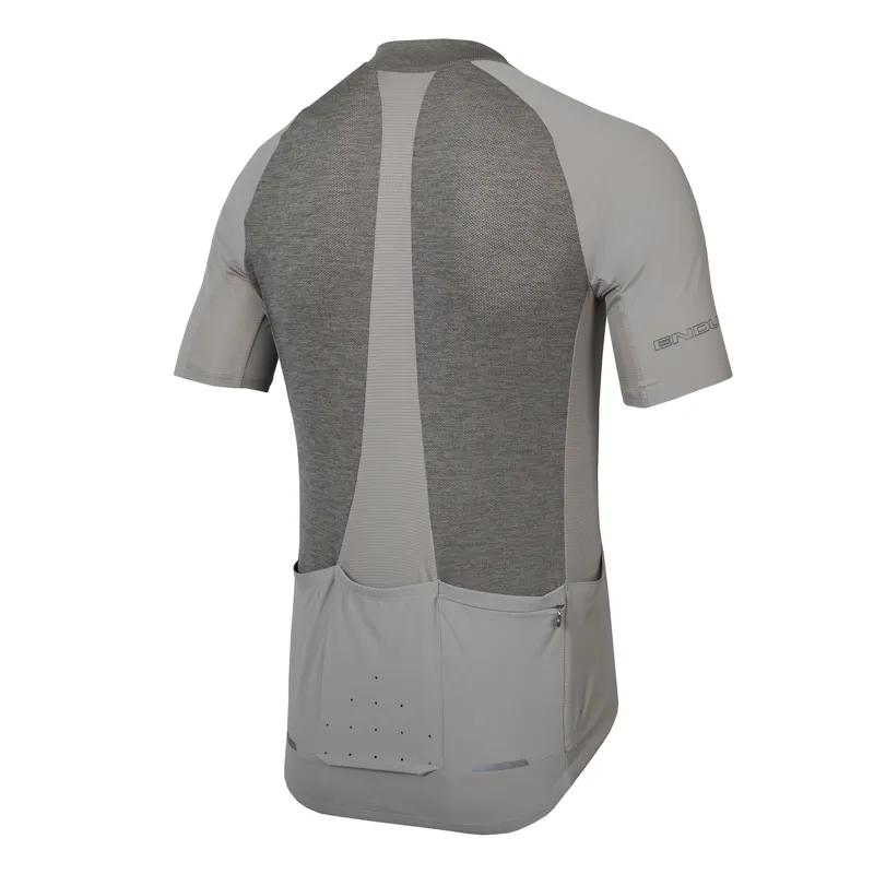 Endura GV500 Reiver Men's Short Sleeve Jersey - Fossil-1