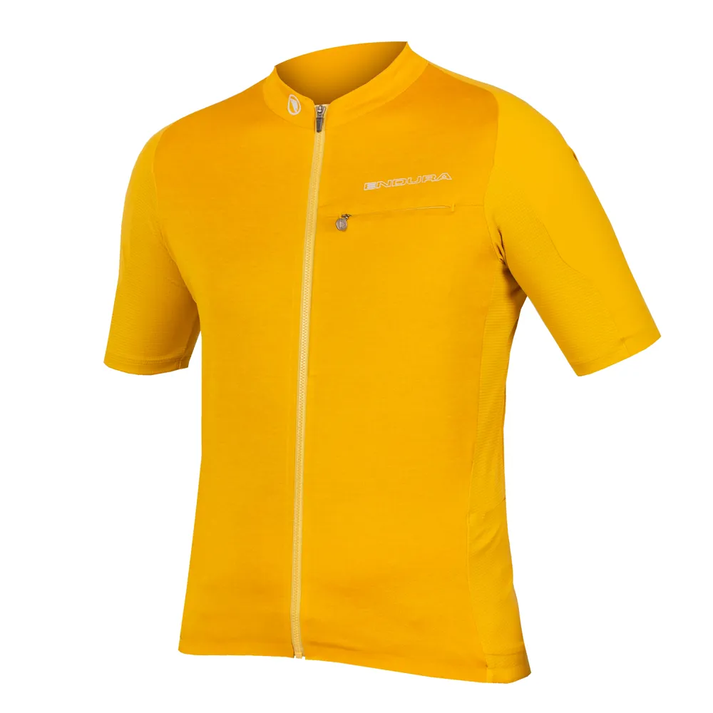 uPRISE Bikes Endura GV500 Reiver Men's Short Sleeve Jersey - Yellow Mustard | Price match, 365 day return s, 18-Month Warranty, Finance Available & Free UK Delivery