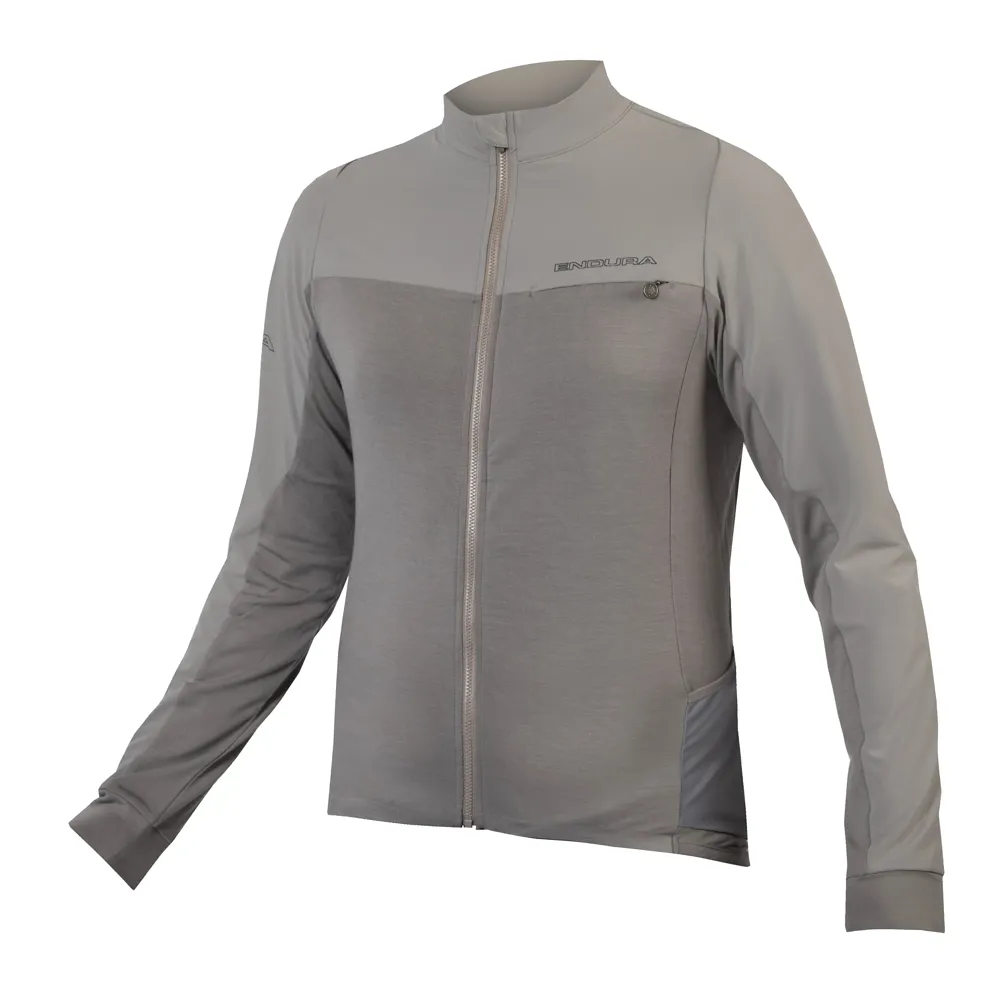 uPRISE Bikes Endura GV500 Men's Long Sleeve Jersey - Fossil | Price match, 365 day return s, 18-Month Warranty, Finance Available & Free UK Delivery