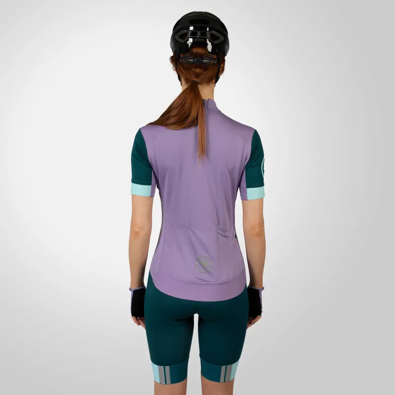 Endura FS260 Women's Short Sleeve Jersey - Violet-3
