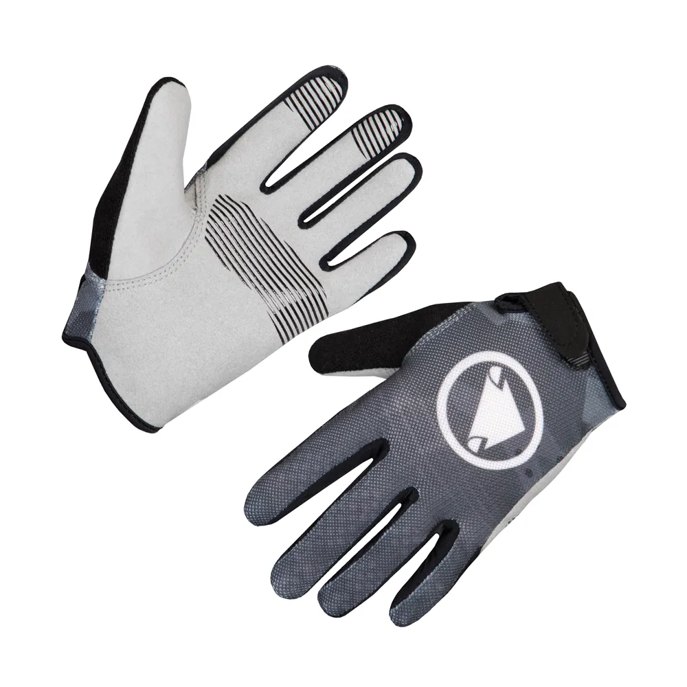 uPRISE Bikes Endura Hummvee Kid's Long Finger Gloves - Grey Camo | Price match, 365 day return s, 18-Month Warranty, Finance Available & Free UK Delivery