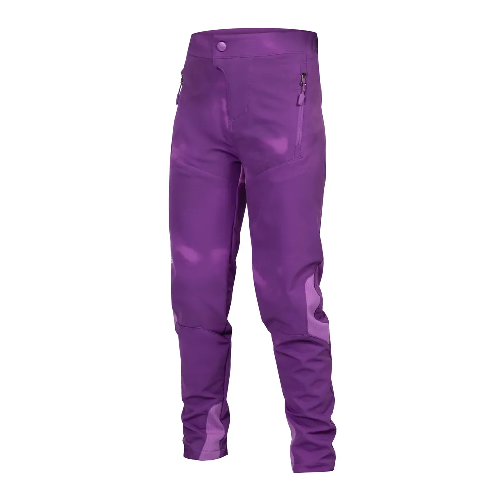 uPRISE Bikes Endura MT500JR Burner Kids Pants - Thistle | Price match, 365 day return s, 18-Month Warranty, Finance Available & Free UK Delivery
