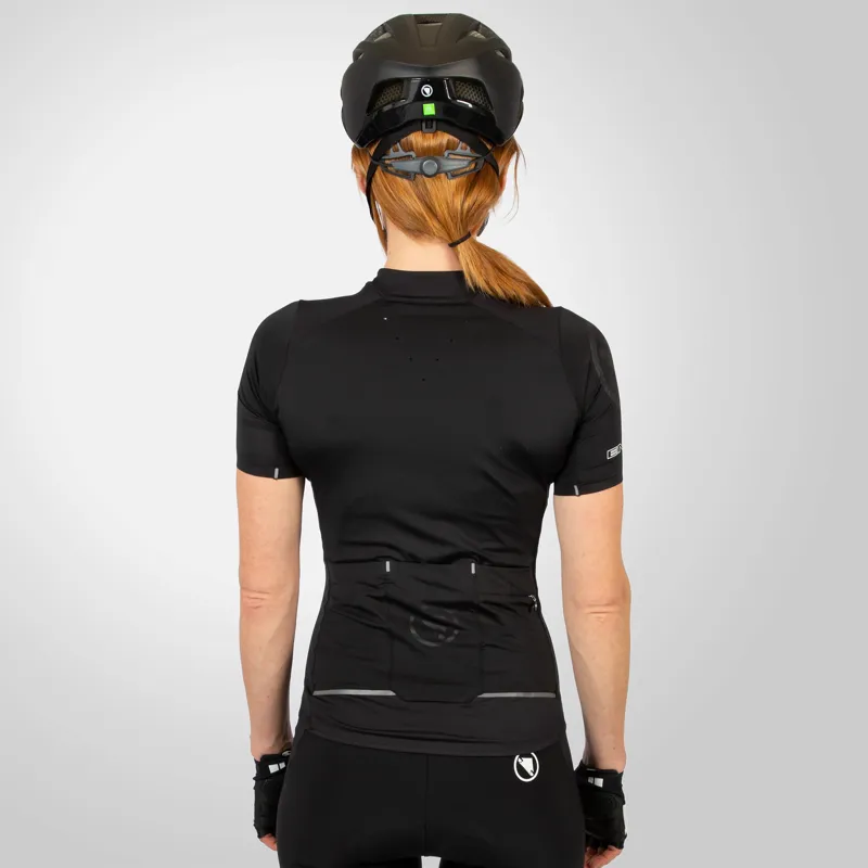 Endura Pro SL Women's Short Sleeve Jersey - Black-3