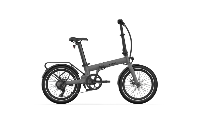 UTO Essential ESS20 2026 Electric Folding Bike - Satin Grey