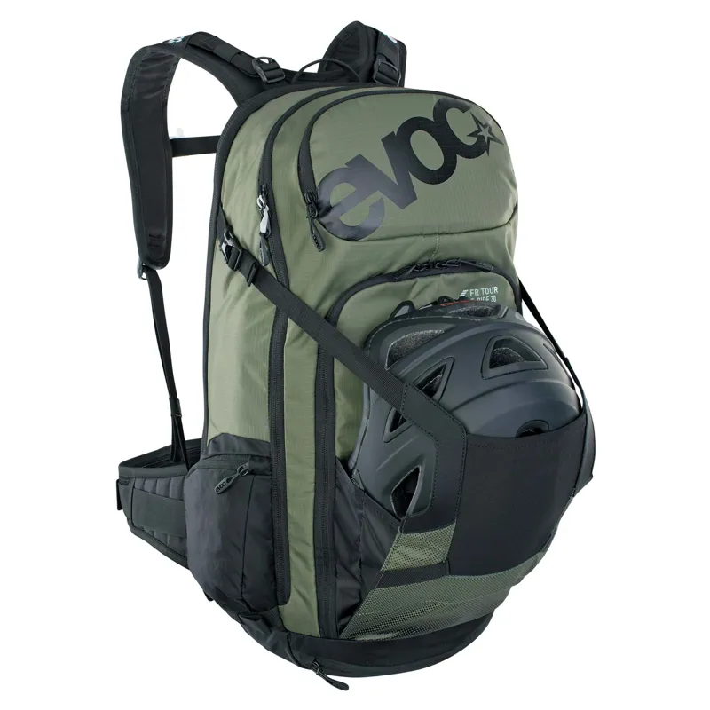 Evoc FR Tour E-Ride Protector 30 Litre Backpack - Dark Olive/Black-2