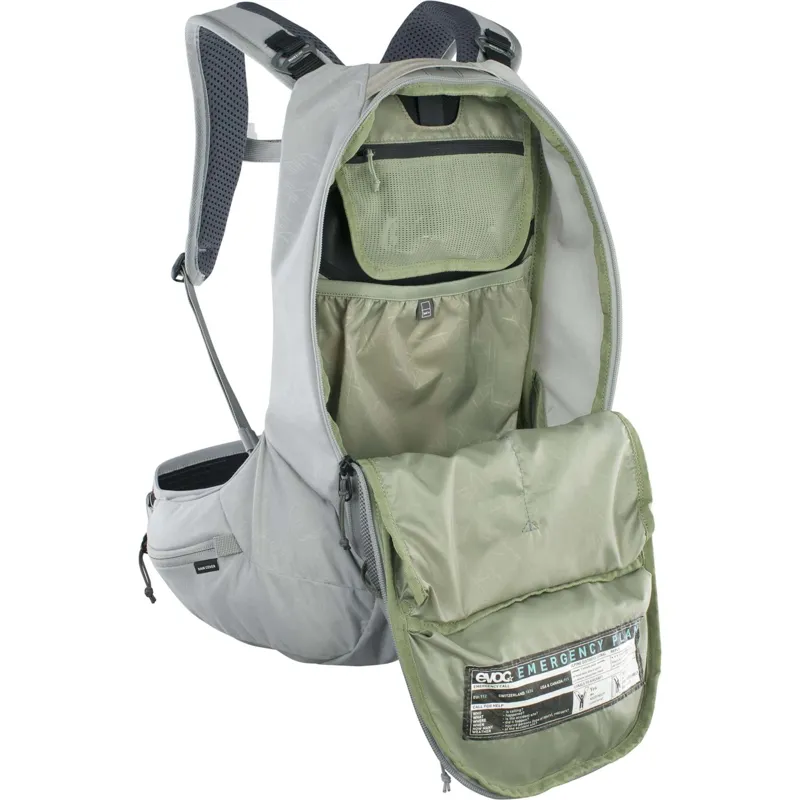 Evoc Trail Pro Protector 12 Litre Backpack SF - Stone-5