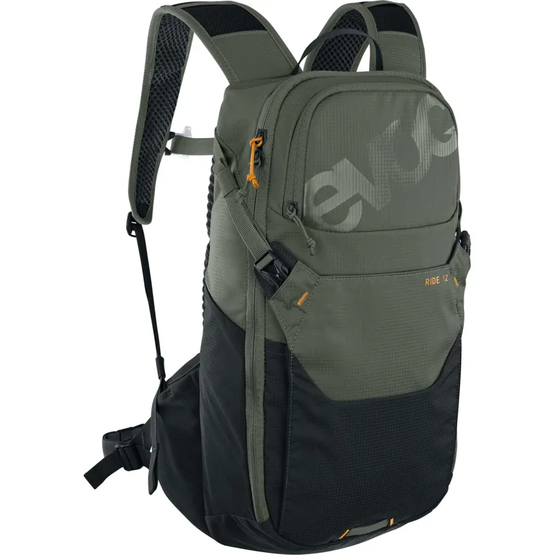 Evoc Ride Performance Backpack 12 Litre -Dark Olive/Black