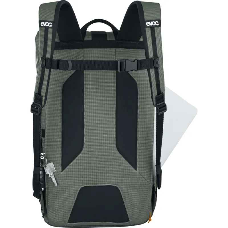 Evoc Duffle 26 Litre Backpack - Dark Olive/Black-2