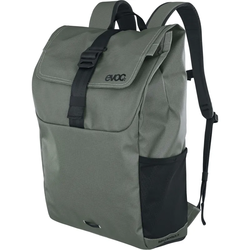 Evoc Duffle 26 Litre Backpack - Dark Olive/Black-3